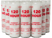 Emergency Candle, 120 hr, 2 pack