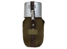 Romanian Military Wool-Covered Canteen Combo