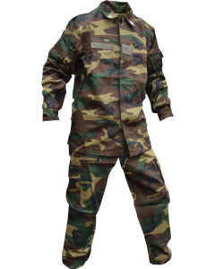 Italian Military 2 Piece BDU Set, Woodland