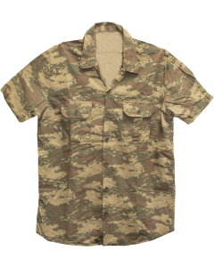 Turkish Military Short Sleeve Field Shirt, Used