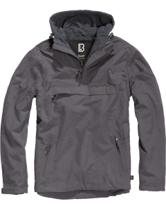 Brandit Fleece-Lined Quarter Zip Windbreaker 