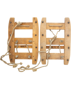 Vintage Swiss Military Mountain Troop Snowshoes