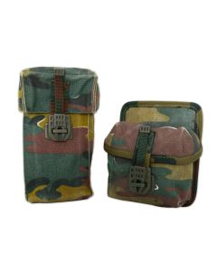 Belgian Army Jigsaw Camo Magazine Pouches, 2 Pack