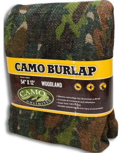 Burlap Camouflage Single Roll 54” x 12 Ft