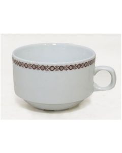 East German Army Teacup, 2 Pack