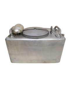 Vintage Italian Army Aluminum Mess Container