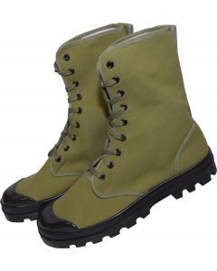 French Military Style Canvas Commando Boots