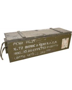 Italian Military Grenade Crate