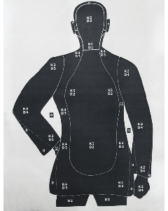 U.S. G.I. Large Silhouette Targets, 20 pack