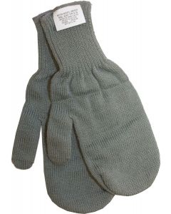 U.S. G.I. Aircrew Wool Mitten Inserts, 2 Pair Pack