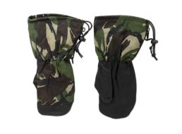 British Military DPM Cold Weather Mittens, Leather Palm-Large