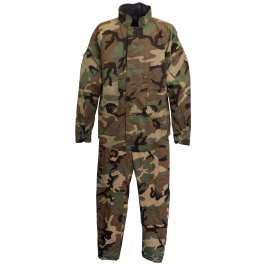 U.S. G.I. 2 Piece Charcoal Lined Chemical Protective Camouflage Suit