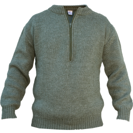 Swiss Military Half Zip Virgin Wool Sweater