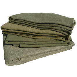 U.S. G.I. Military Surplus Mixed Wool Blanket - Army Wool Blanket