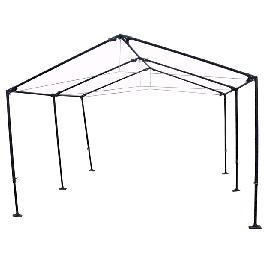 A frame tent outlet army