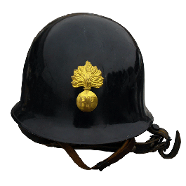 Vintage French Foreign Legion Helmet with Emblem - Coleman's