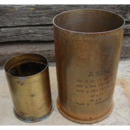 MILITARY SURPLUS 105mm Brass Shell Casing - MILITARY SURPLUS USED