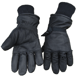 U.S MILITARY STYLE D-3A LEATHER GLOVES COLD WET WEATHER SIZE 4 MEDIUM W/LINER 