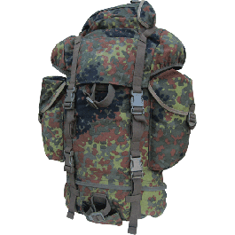 Hextac Sportsbag Flecktarn Camo Bag Backpack Rucksack Gym School Army 7L New 