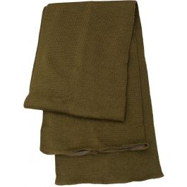 US Military Army Wool Scarf Cold Weather OD Green Tube Double Knit USGI VGC 