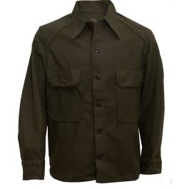 ヴィンテージ40s wool field shirt マチ付き ヴィンテージ40s wool field shirt マチ付き