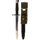 Swiss Military M57 Bayonet with Vinyl Frog