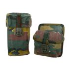 Belgian Army Jigsaw Camo Magazine Pouches, 2 Pack
