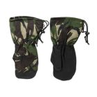 British Military DPM Cold Weather Mittens, Leather Palm