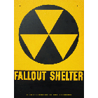 Fallout Shelter Sign from Cold War Era