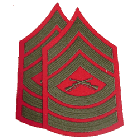 Chevron/Patch, USMC, Master Sergeant, 4 Sets