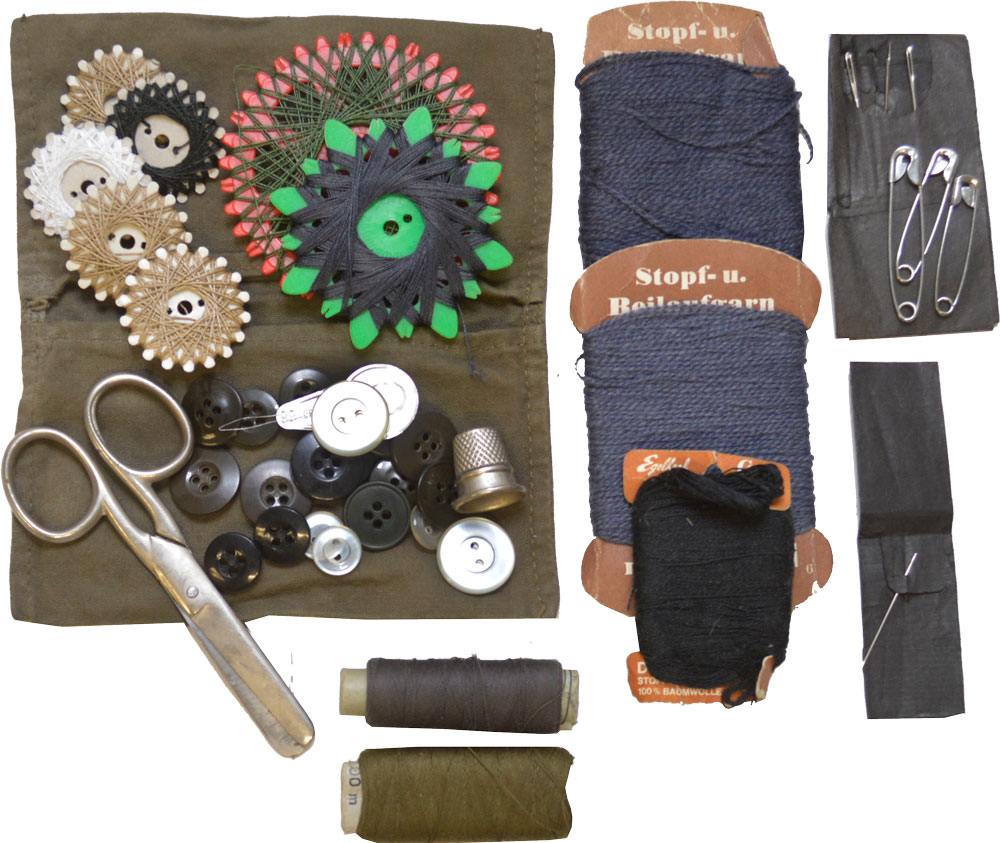 German Military Field Gear Sewing Kit
