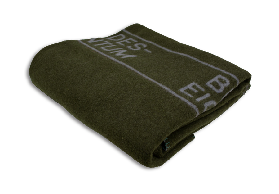 German Military Wool Barracks Blanket