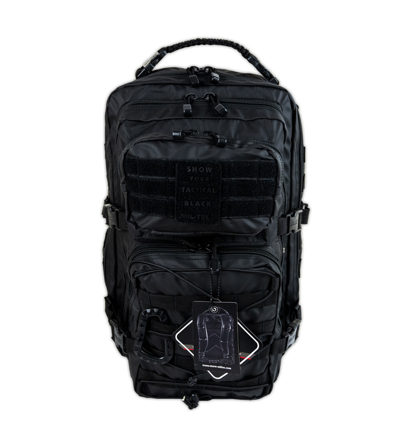 Mil-Tec Tactical Black Assault Pack-36L