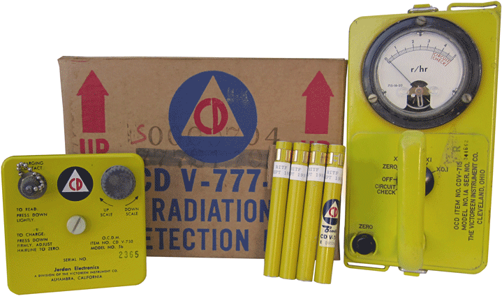 Authentic 1960â€™s Era Civil Defense CDV 777 Radiation Detection