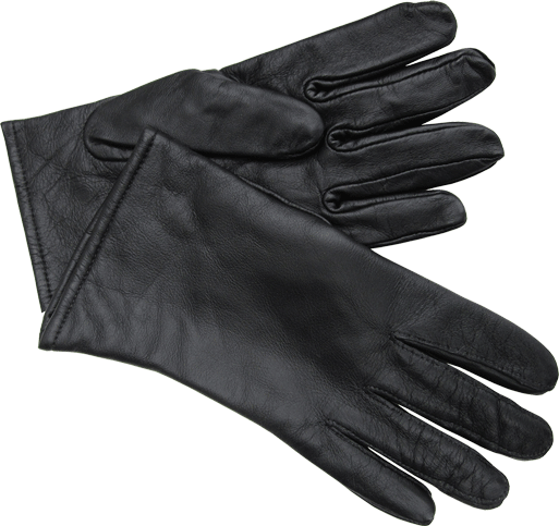 knee length dresses for ladies Black Wet Look Long Gloves, Faux Patent Leather Dress Gloves Accessory main image 1