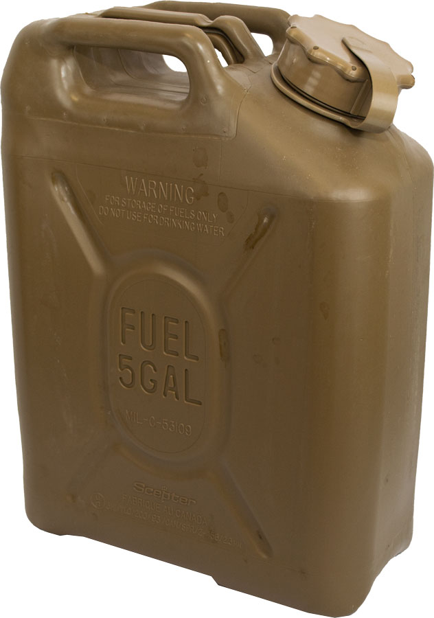 Cruche à Eau Militaire Sceptre 5 Gallons - Sans BPA, Qualité Alimentaire - Couleur Sable