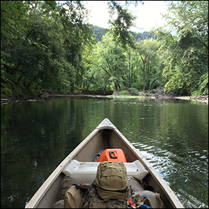 Canoe Camping with Military Surplus