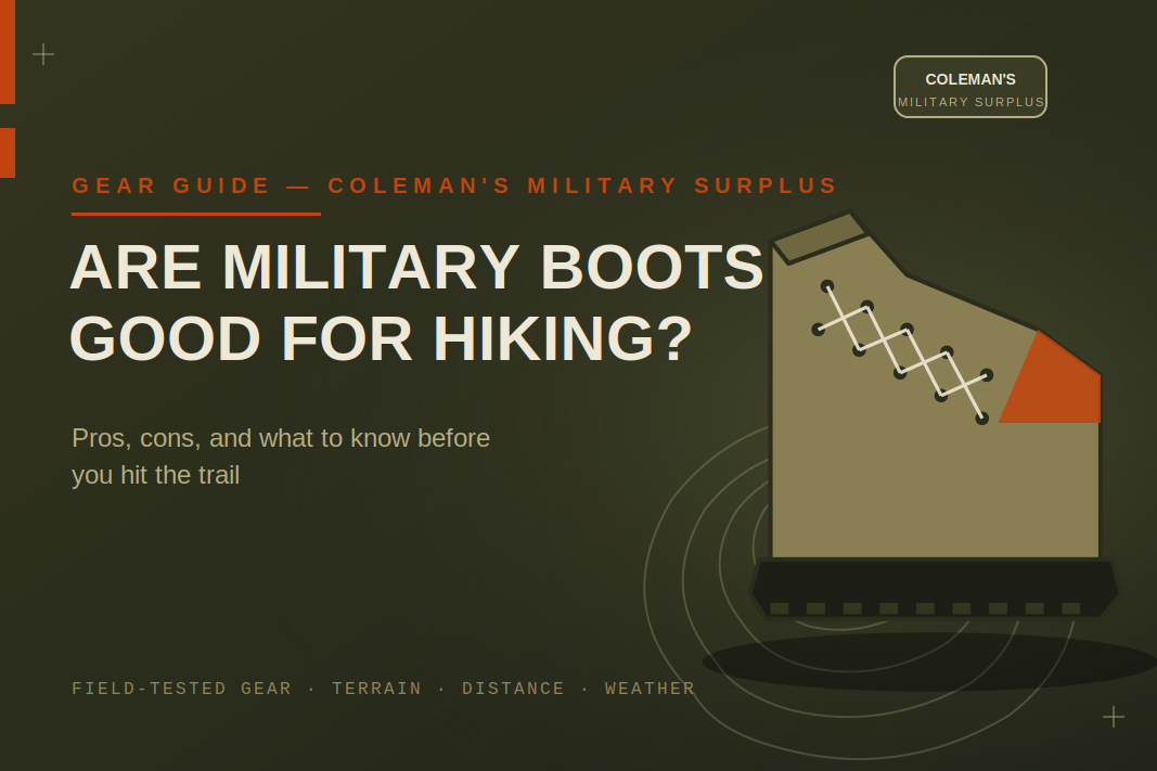 Are Military Boots Good for Hiking? Pros, Cons & What to Know Before You Hit the Trail