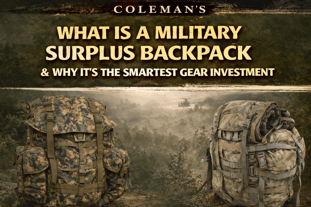 What Is a Military Surplus Backpack & Why It’s the Smartest Gear Investment  