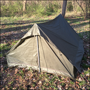 French Military Troop Tent Field Test