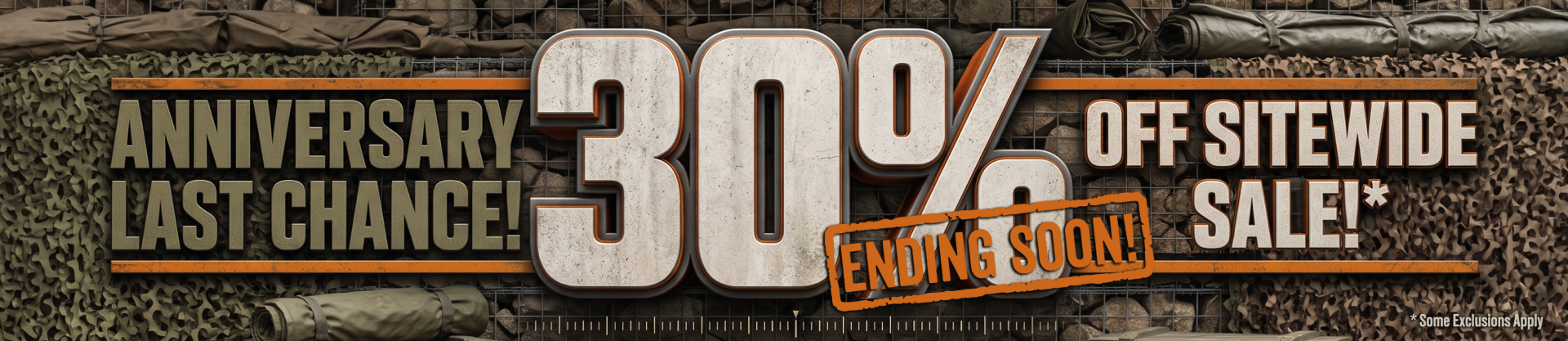 Last Chance 30% Off