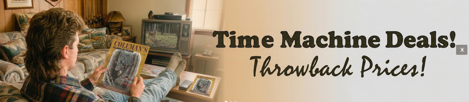 Coleman Time Machine Deals – 54th Anniversary Sale
