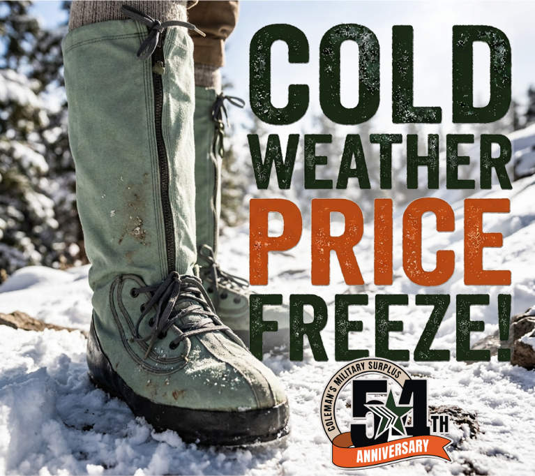 Coleman Cold Weather Price Freeze