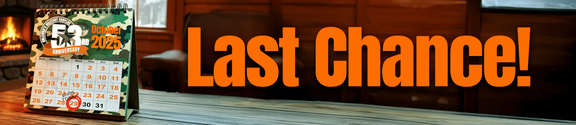 53rd Anniversary Sale Last Chance 53rd Anniversary Sale Last Chance