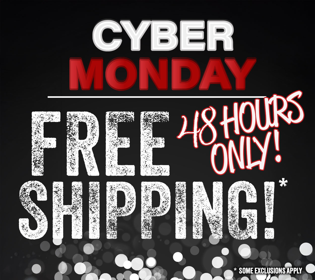 Cyber Monday Free Shipping 48 Hours