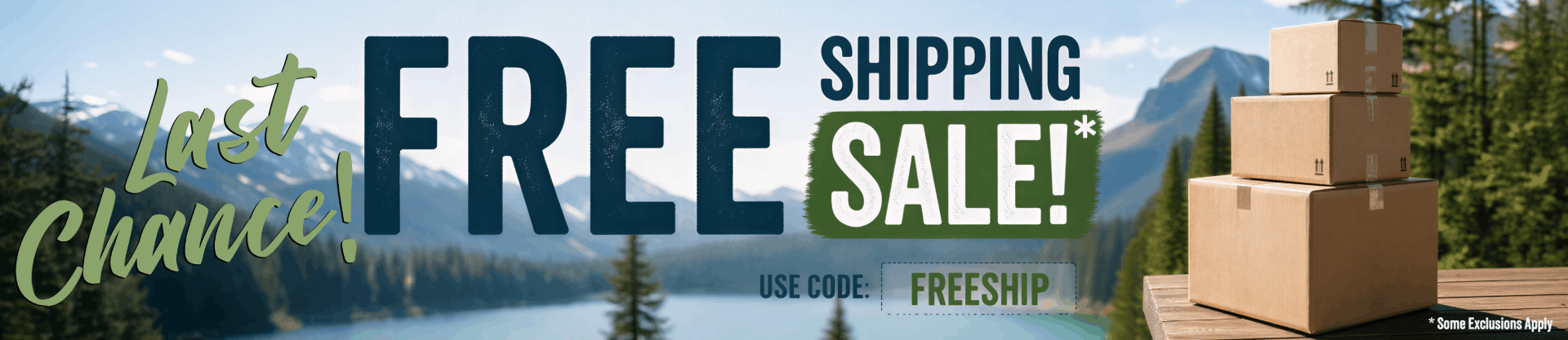 Free Shipping Sale