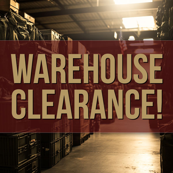 Warehouse Clearance Sale 2025