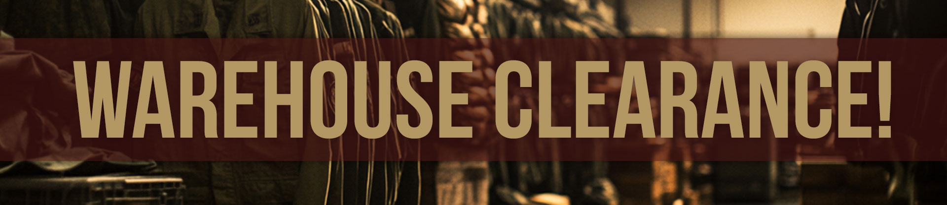 Warehouse Clearance Sale 2025