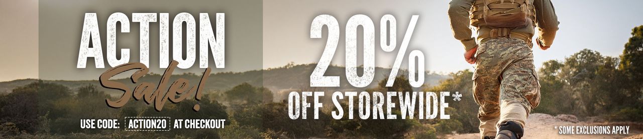 20% Off Action Sale