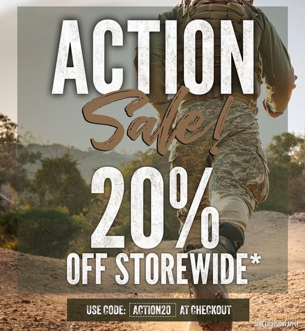 20% Off Action Sale